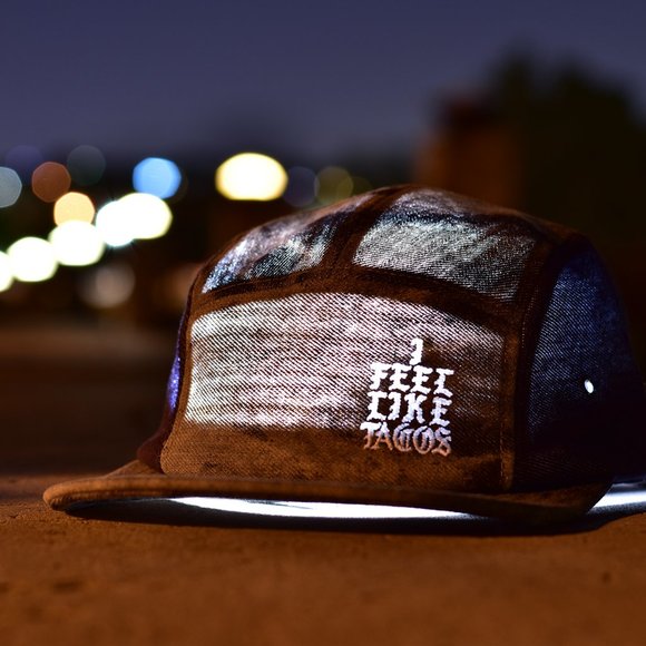 HY8PE - Limited Release "I Feel Like Tacos" Bleached & Acid-Washed Denim Cap. - Picture 7 of 8